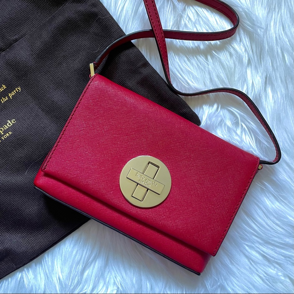 Kate Spade Sally Newbury Lane Crossbody Bag in Red